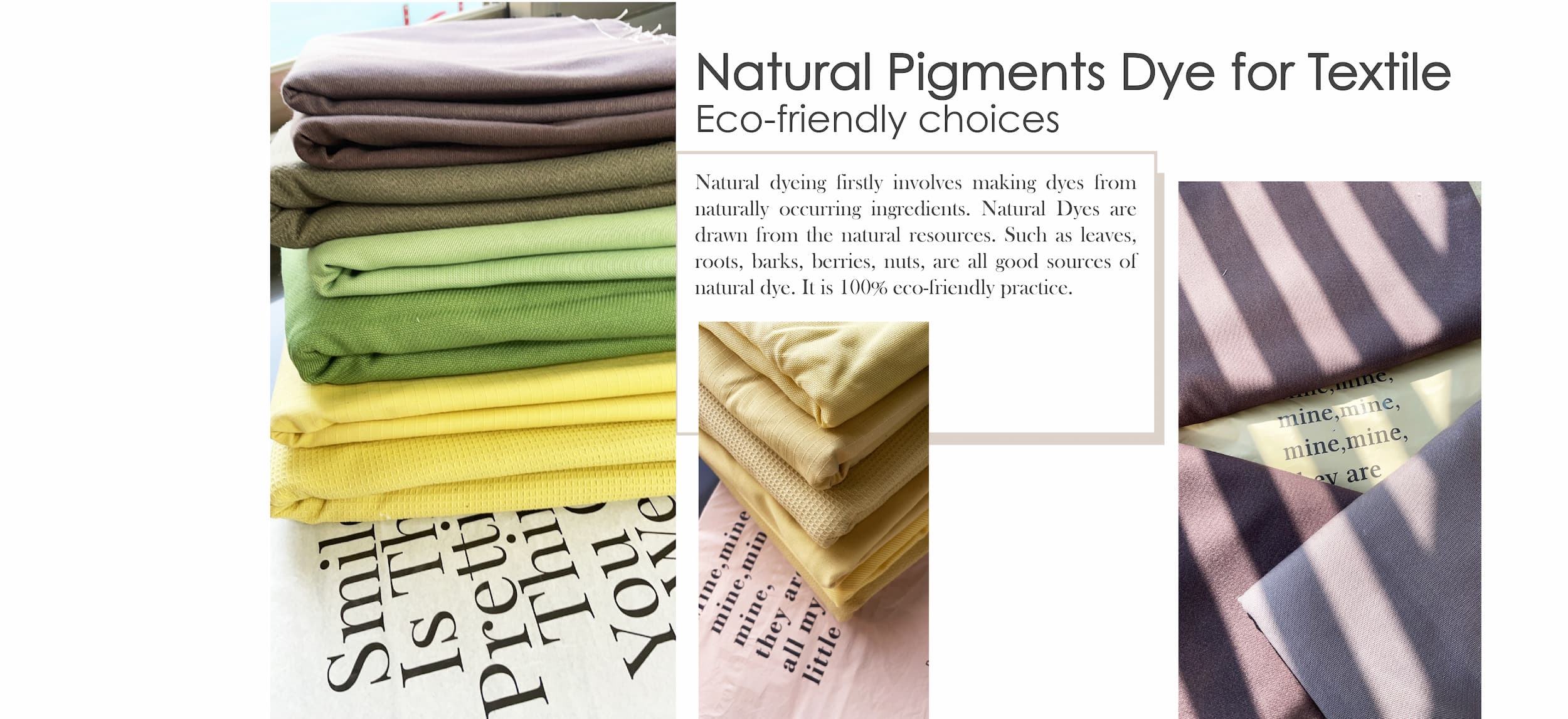 Natural Pigments Dye for Textile
